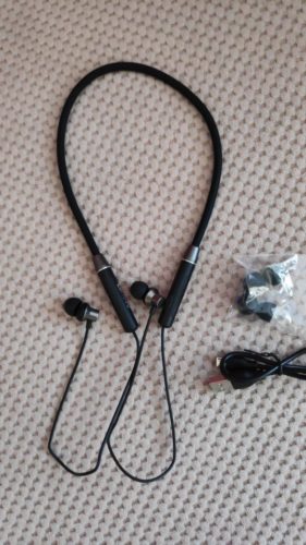 Yesplus écouteur bluetooth sans fil magnétique Sport écouteurs avec micro antibruit photo review