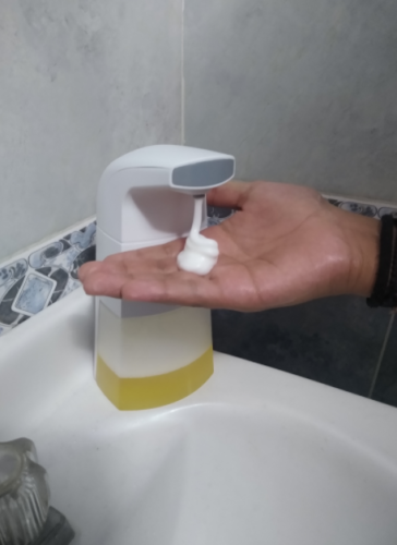 Distributeur de savon liquide automatique capteur intelligent sans contact photo review